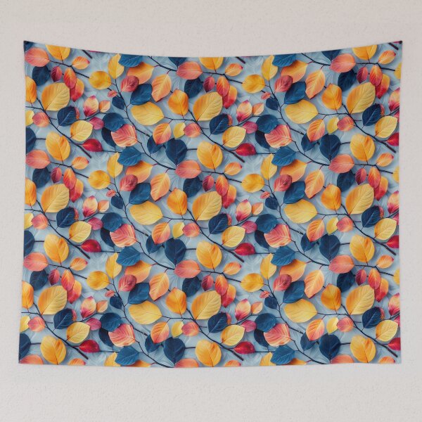 Item preview, Autumn Leaves Branches Light Background Pattern designed and sold by NTGUILTY.