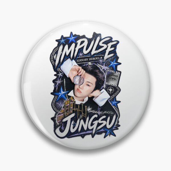 Item preview, Blue Starburst Jungsu Xdinary Heroes Impulse Visual designed and sold by Valeree Store.