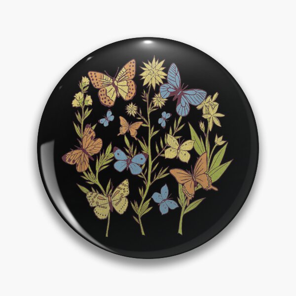 Item preview, Vintage Butterfly Garden Botanical  designed and sold by HeleneKarlsen.