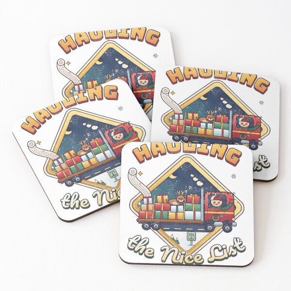 Item preview, Truck Driver Christmas Gift Funny Hauling the Nice List designed and sold by MiniSaga Shop.