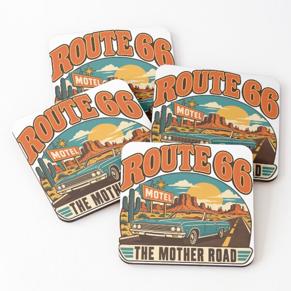 Item preview, Route 66 Gift - The Mother Road designed and sold by RedRubyBubble.