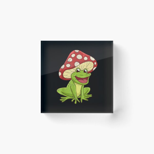 Item preview, Cute Mushroom Frog designed and sold by HeleneKarlsen.