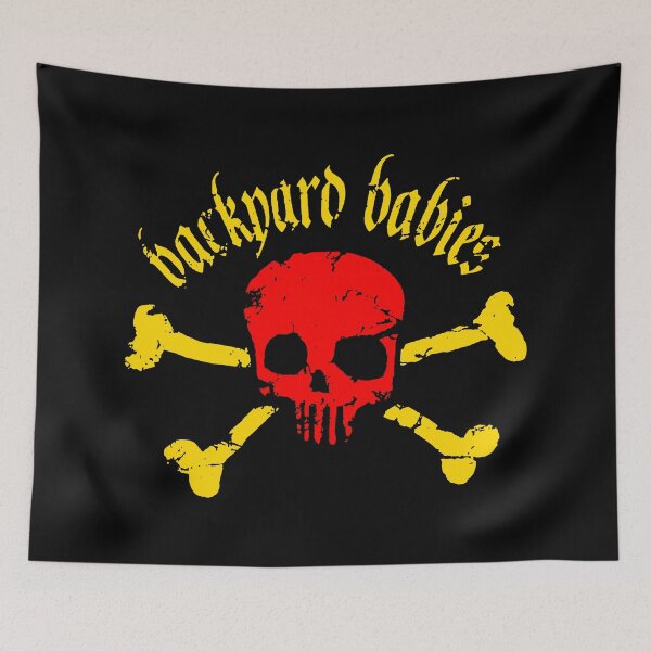 Item preview, Red Head Skull With Yellow Bones Rare Symbol designed and sold by nerdyygraphic.