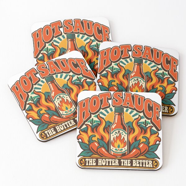 Item preview, Hot Sauce Gift - The Hotter The Better designed and sold by RedRubyBubble.