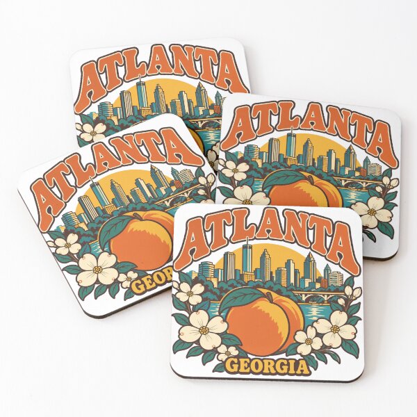 Item preview, Atlanta Gift - Vintage Atlanta Georgia Travel Art designed and sold by RedRubyBubble.