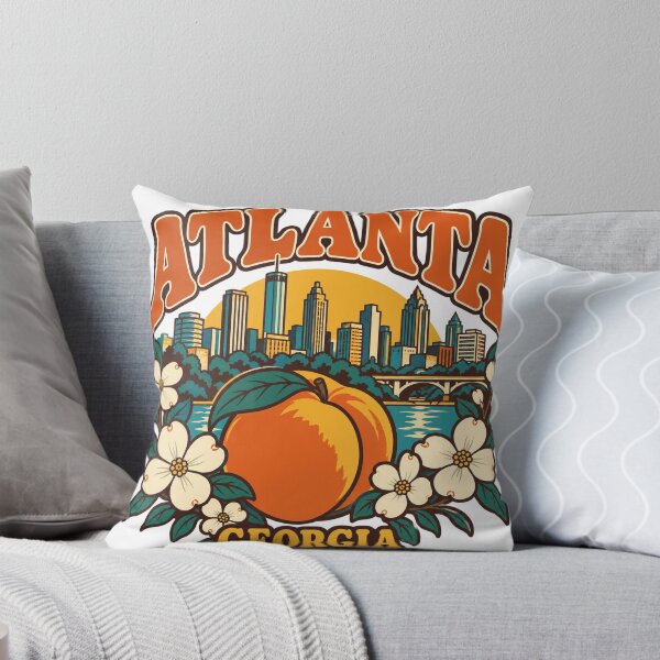 Item preview, Atlanta Gift - Vintage Atlanta Georgia Travel Art designed and sold by RedRubyBubble.