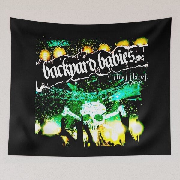 Item preview, White Typography Glam Punk Band designed and sold by nerdyygraphic.