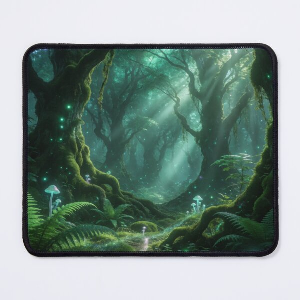 Item preview, Whispering Woods - Enchanted Mystic Forest Art designed and sold by nhk999.