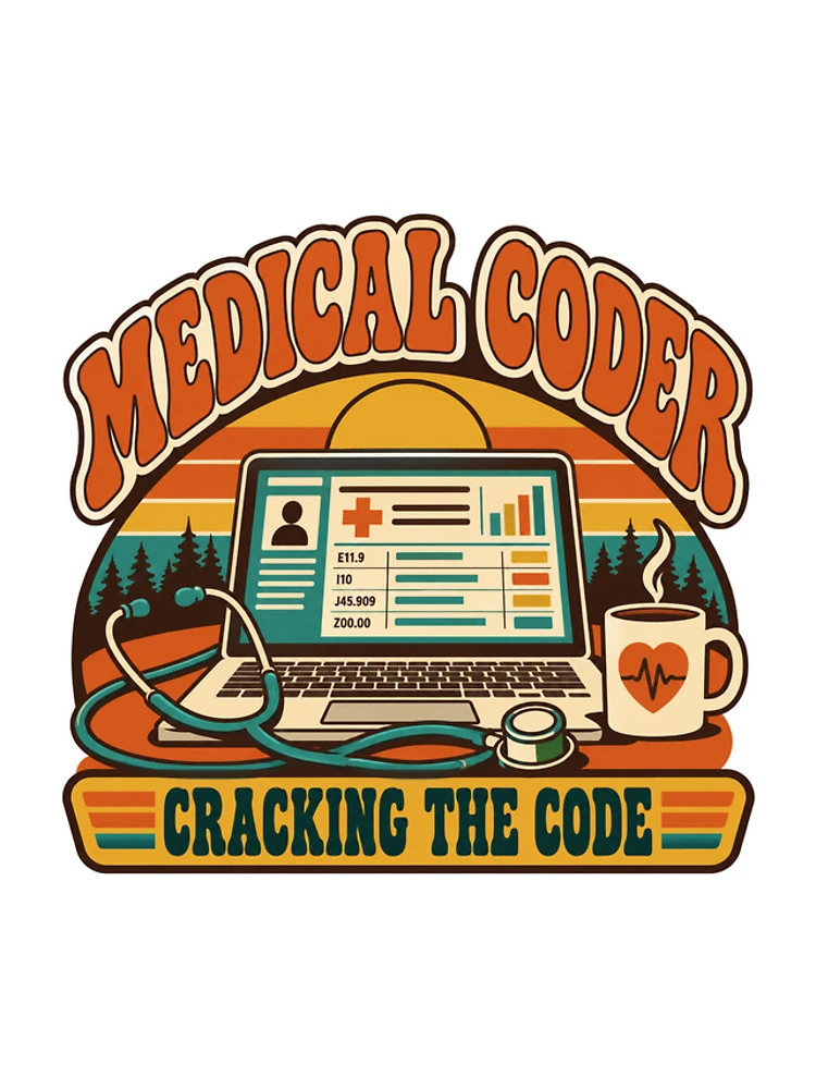 Thumbnail 4 of 4, iPhone Case, Medical Coder Gift - Cracking The Code designed and sold by RedRubyBubble.