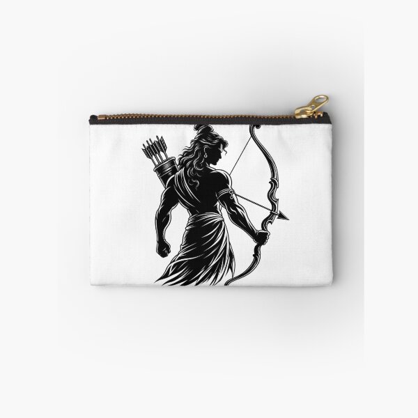 Item preview, Señor Rama el Guerrero – Arte minimalista de arco y flecha de la mitología hindú designed and sold by lexxclothing.