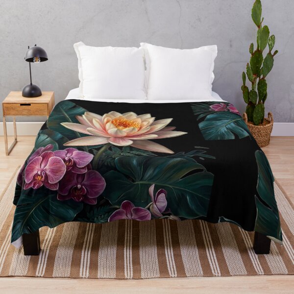 Item preview, Mystic Tropical Flora Poster Dark Academia designed and sold by Rising Drake.