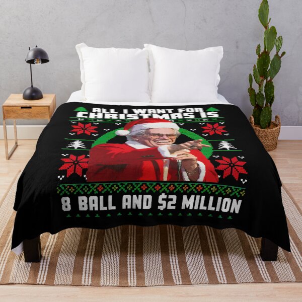Item preview, Funny Christmas Sweater 8 Ball $2 Million designed and sold by WatercolorWhis.