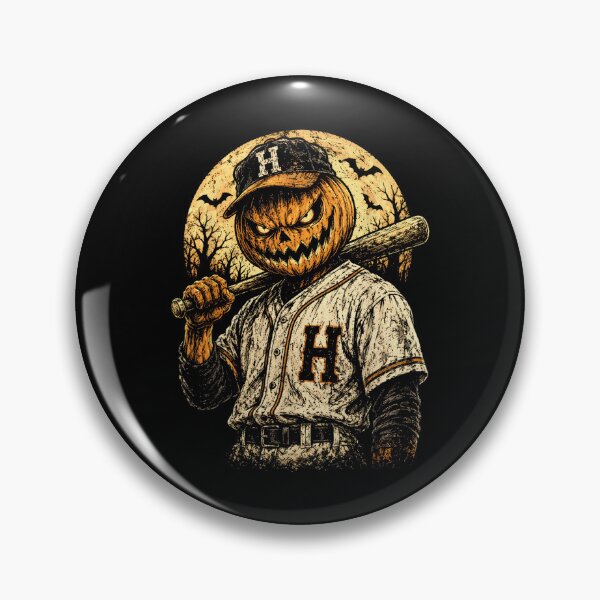 Item preview, Halloween Baseball Player Pumpkin designed and sold by HuserPiri.