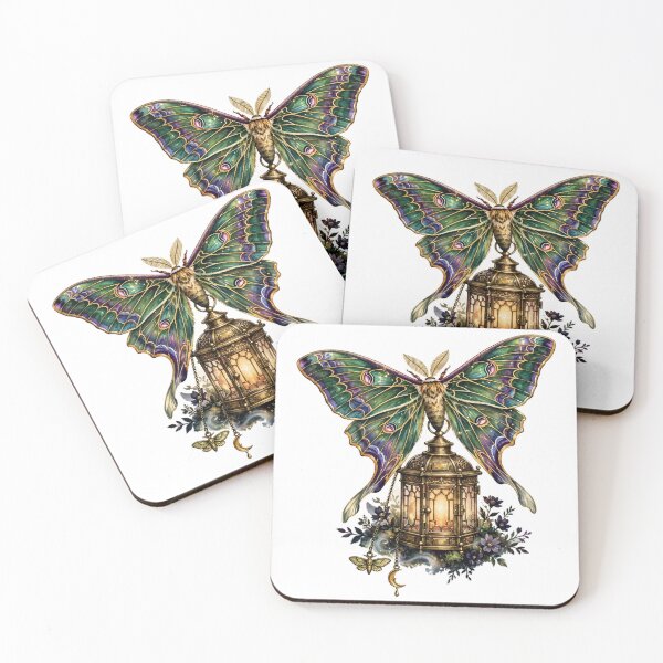 Item preview, Luna Moth Lantern Witch designed and sold by LunaGlow Studio.