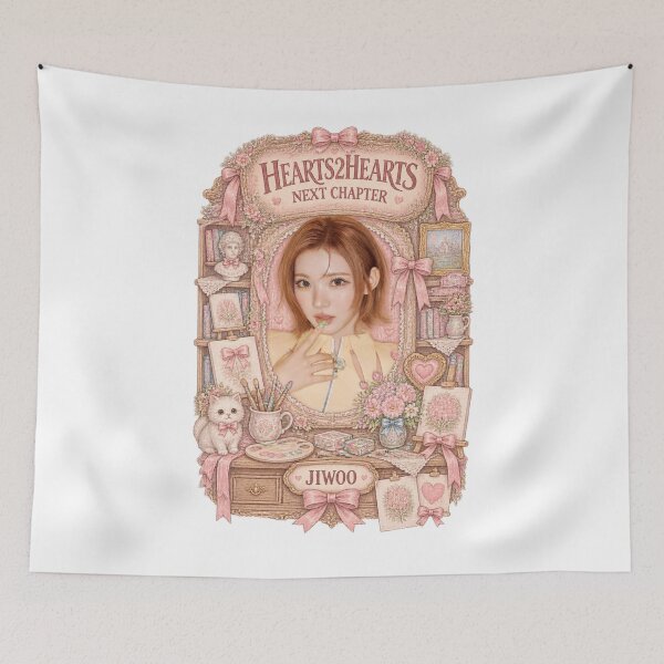 Item preview, Jiwoo Hearts2Hearts Next Chapter Floral Frame Concept designed and sold by Valereekmerch.
