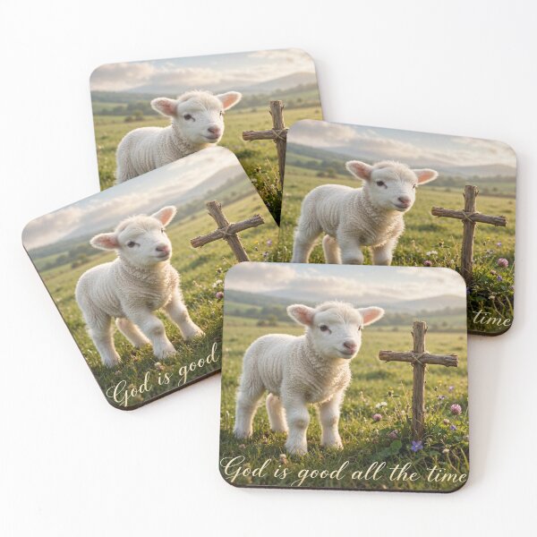 Item preview, God Is Good All the Time - Kids Lamb designed and sold by jer8988.