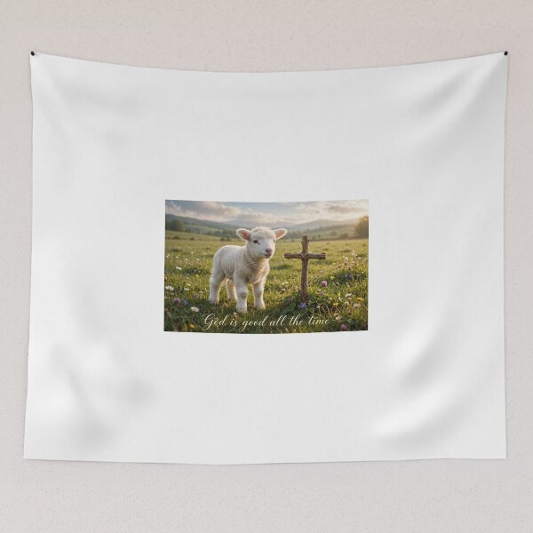 Item preview, God Is Good All the Time - Kids Lamb designed and sold by jer8988.