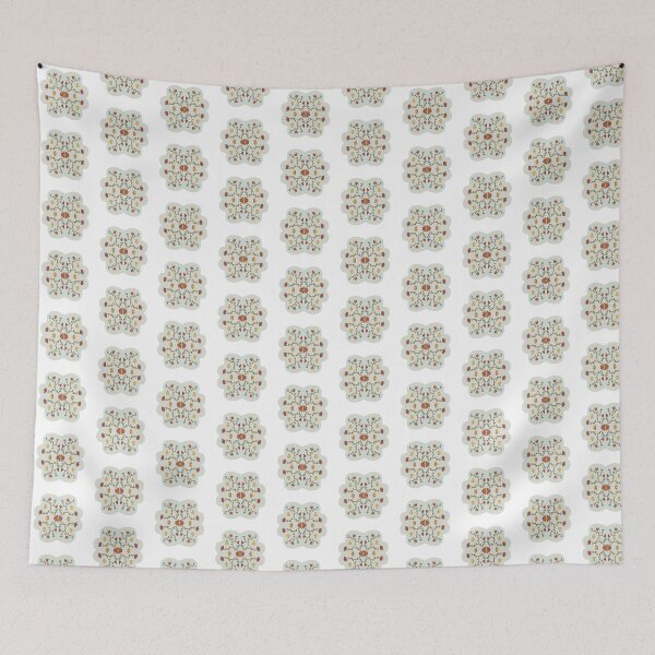 Item preview, Vintage Boho Folk Floral Mandala Pattern designed and sold by codycone.