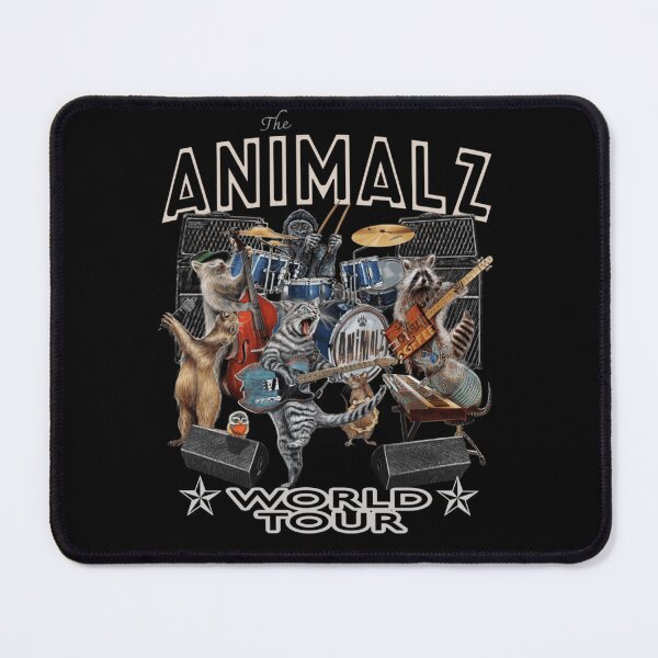 Item preview, Animalz Rock Band World Tour Cartoon Design designed and sold by 1uw283oah2Le.
