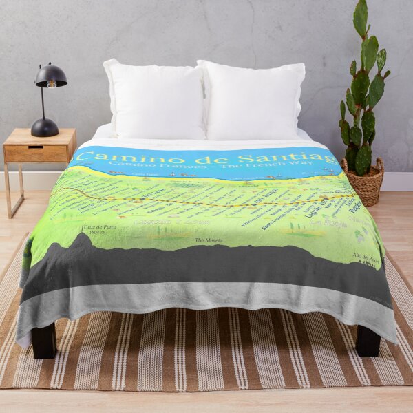 Item preview, Camino de Santiago - Camino Frances - The French Way designed and sold by Inspiring Maps.