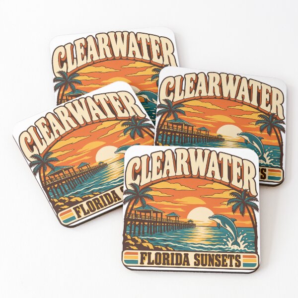 Item preview, Clearwater Gift - Florida Sunsets designed and sold by RedRubyBubble.