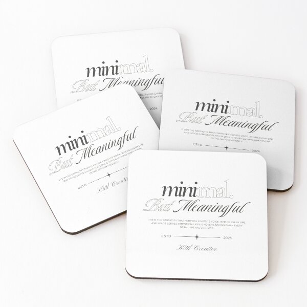 Item preview, Minimal But Meaningful Typography – Elegant Minimalist Quote designed and sold by MindMess Studio.