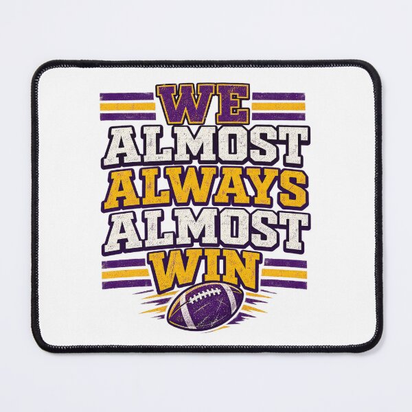 Item preview, Vintage Almost always almost win-Retro football humor Tee designed and sold by Wow-arts.