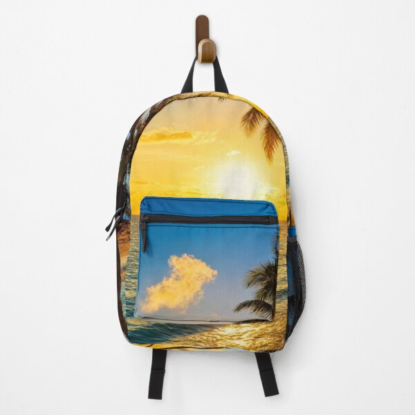 Item preview, Golden Palm Sunset - Tropical Beach Serenity Art designed and sold by nhk999.