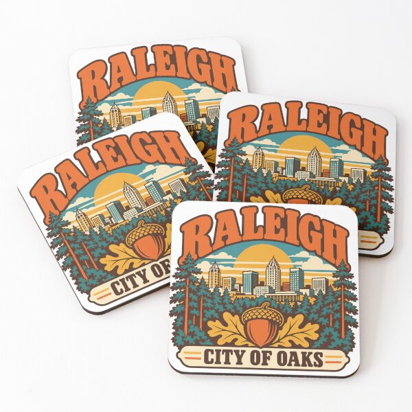Item preview, Raleigh Gift - Vintage Raleigh North Carolina Travel Art designed and sold by RedRubyBubble.