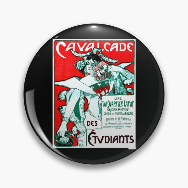 Item preview, Cavalcade des Étudiants 1897 French Poster for Parade designed and sold by FabienneDerouin.