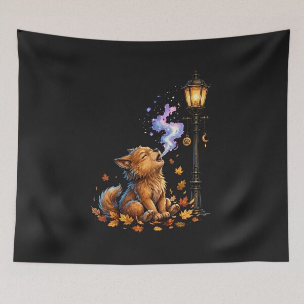 Item preview, Werewolf Lantern Post designed and sold by LunaGlow Studio.
