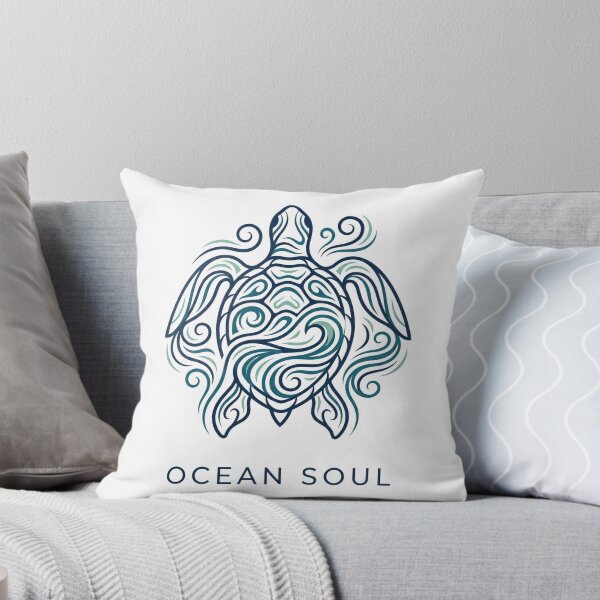 Item preview, Ocean Soul Minimalist Sea Turtle Design designed and sold by PinkyDona.