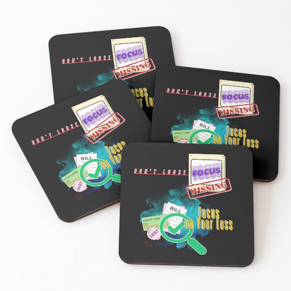 Item preview, Don't Loose Focus Focus On Your Loss Funny Debt Bill Money Pun designed and sold by THMKagutsuchi.