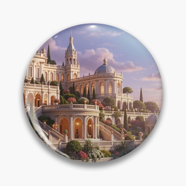Item preview, Moonlit Kingdom - Enchanted Fantasy Castle Landscape designed and sold by nhk999.