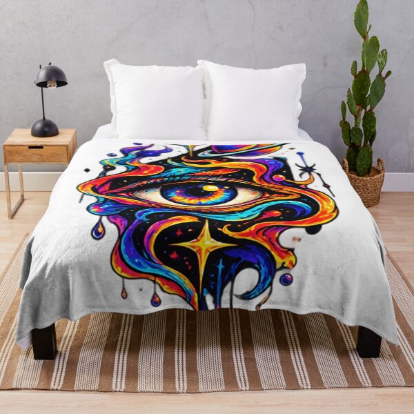 Item preview, Psychedelic Cosmic Eye Saturn Space Aesthetic designed and sold by GussieGerman.