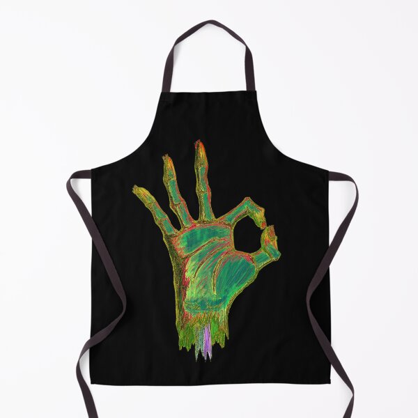 Item preview, Okay Scar-E-Moji (Alien Edition) Acid Green Horror Emoji designed and sold by Grimmlar.