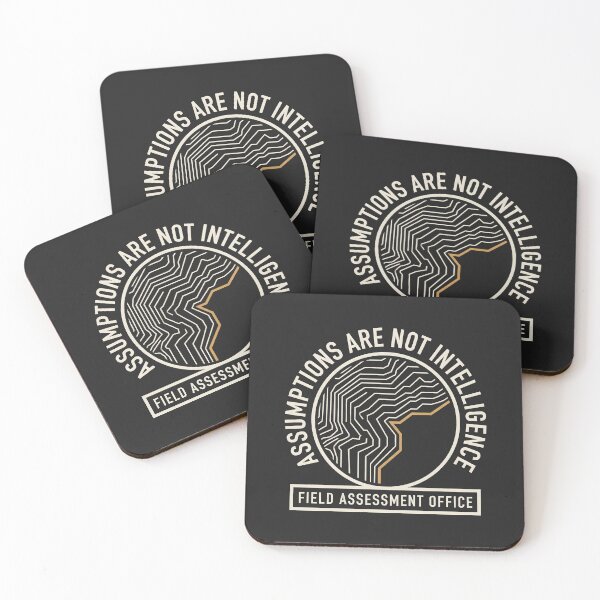 Item preview, Assumptions Are Not Intelligence Field Assessment Office designed and sold by SplashTastic.