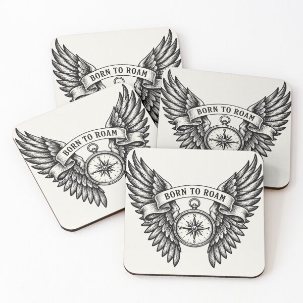 Item preview, Vintage Compass Wings designed and sold by EsenciaZen.