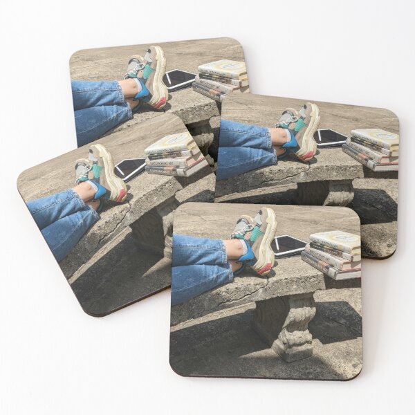 Item preview, Art Books and Tablet on Stone Bench designed and sold by KaiWaiGallery.