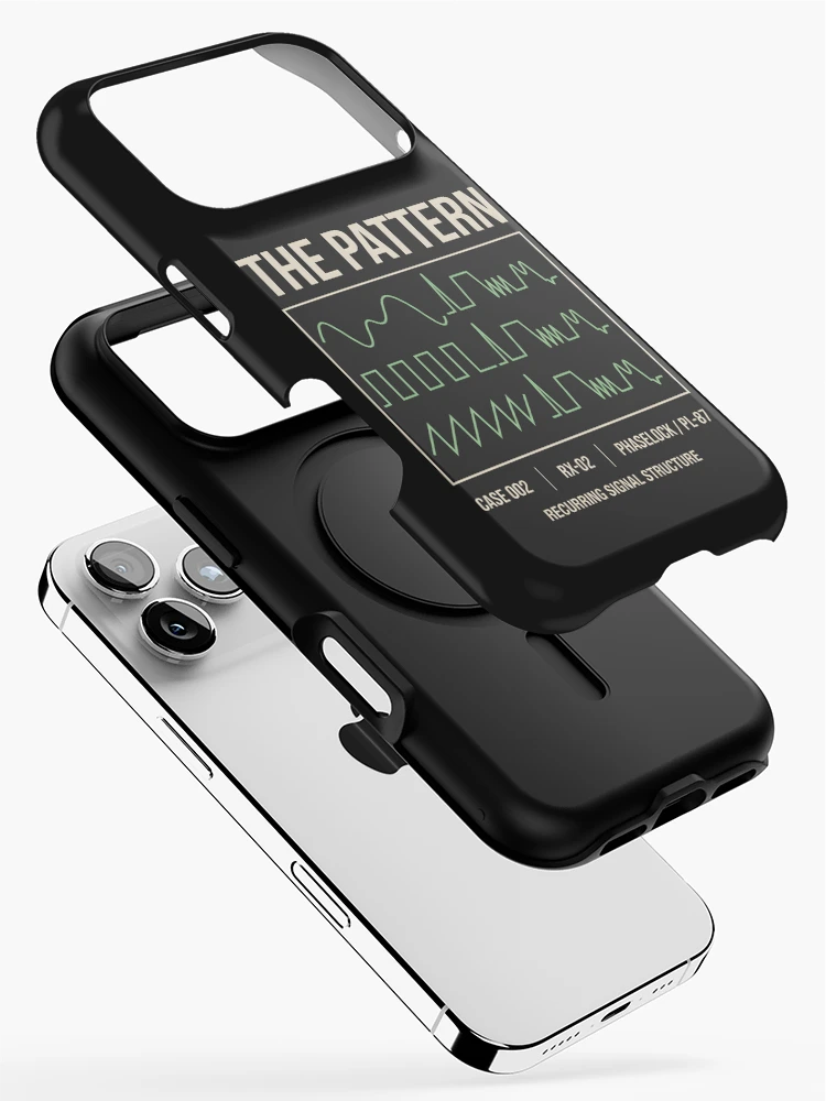 Thumbnail 2 of 4, iPhone Case, The Pattern Recurring Signal Structure designed and sold by SplashTastic.