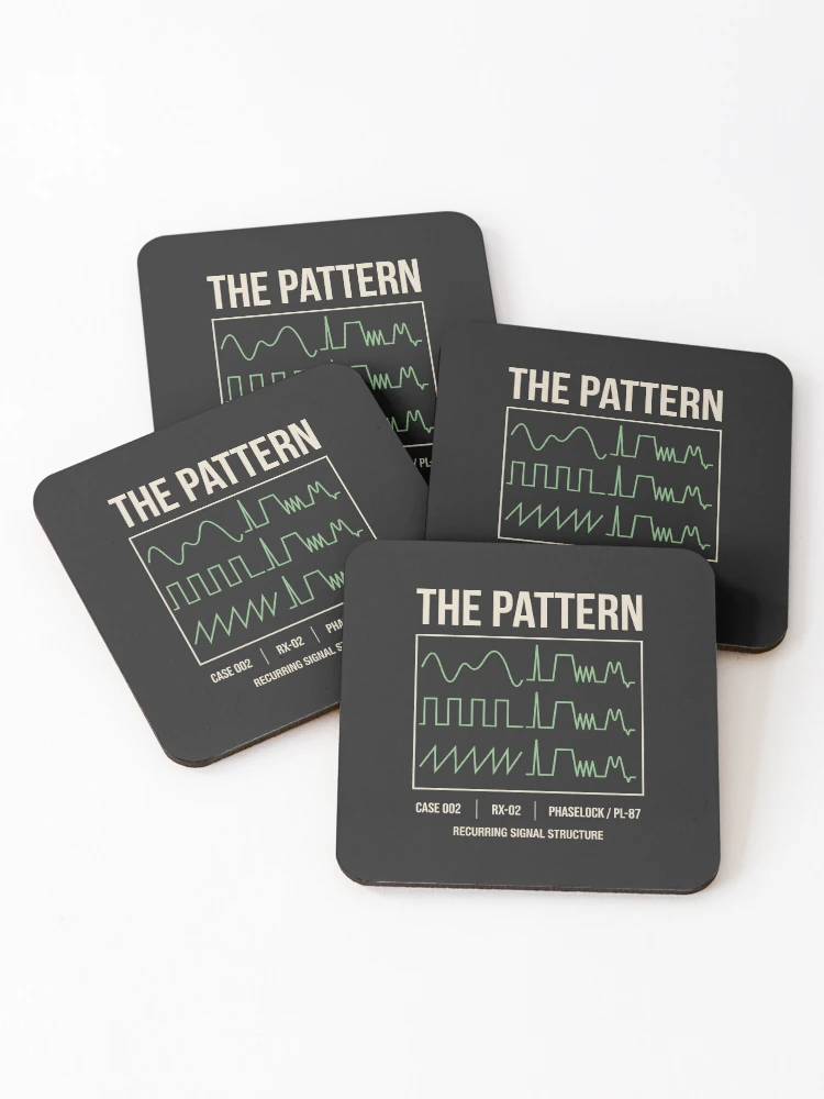 Thumbnail 1 of 5, Coasters (Set of 4), The Pattern Recurring Signal Structure designed and sold by SplashTastic.