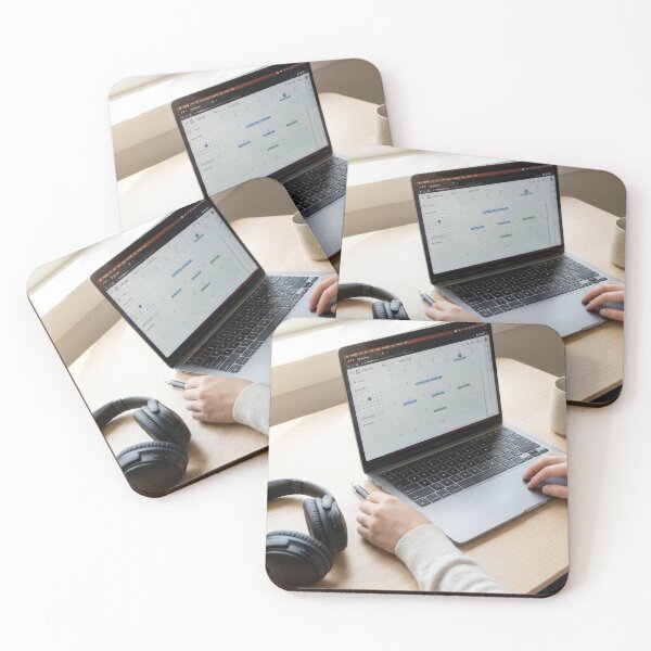 Item preview, Window Desk Work With Coffee designed and sold by KaiWaiGallery.