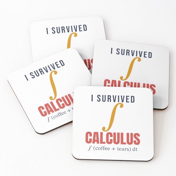 Item preview, I Survived Calculus - Funny Calculus Gift designed and sold by TheEmptySet.