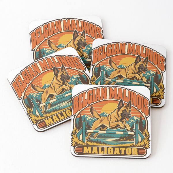 Item preview, Belgian Malinois Gift - Maligator designed and sold by RedRubyBubble.