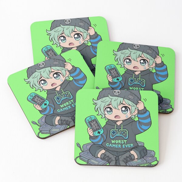 Item preview, Worst Gamer Ever - Kawaii Chibi Anime Gamer Boy designed and sold by WorstGamerEver.