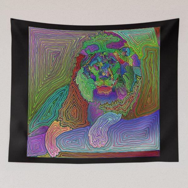 Item preview, Lion, the king of the jungle designed and sold by EmilKintArt.