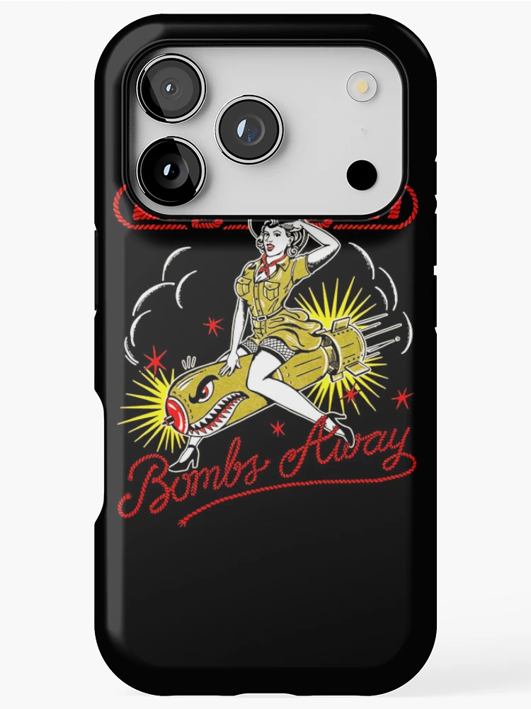 Thumbnail 1 of 4, iPhone Case, Red Typography Rope Symbol designed and sold by ShadeFall.