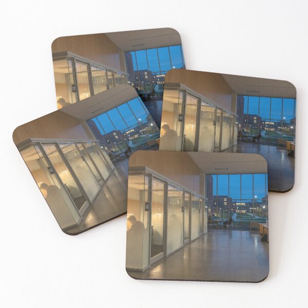Item preview, Glass Study Rooms At Blue Hour designed and sold by KaiWaiGallery.