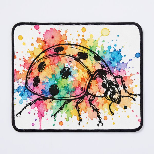 Item preview, Watercolor ladybug designed and sold by Honibees.