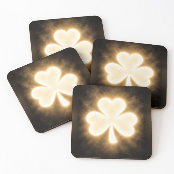 Item preview, Glowing Shamrock of light and good fortune designed and sold by TheSymbolicBlend.